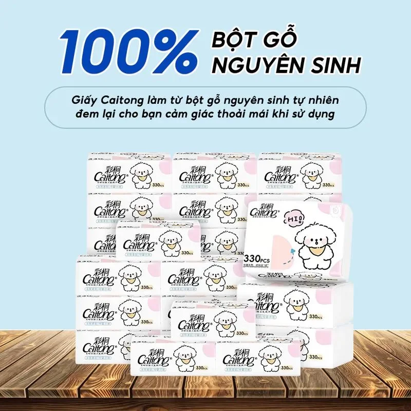 Giấy rút hình gấu