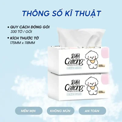 Giấy rút hình gấu