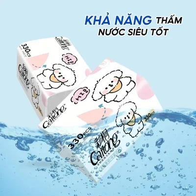 Giấy rút hình gấu