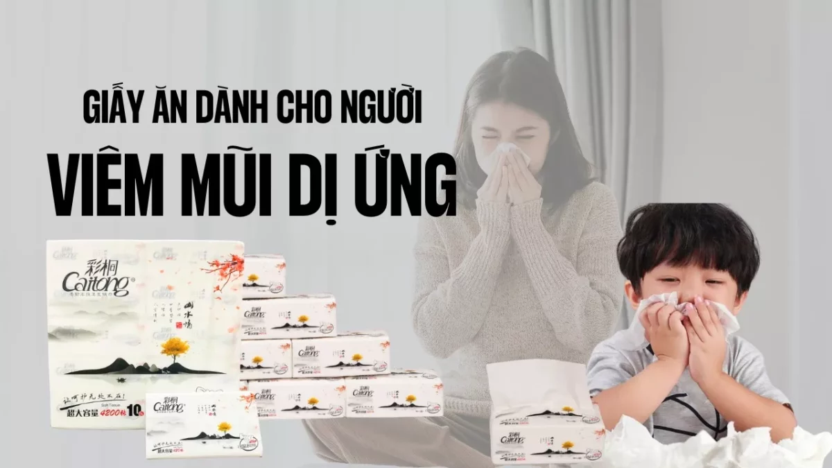 Giải Pháp Hoàn Hảo Cho Người Viêm Mũi Dị Ứng – Giấy Ăn Caitong