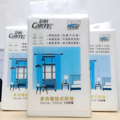 Giấy rút Caitong (THÙNG 5 BỊCH) 1280 lớp/bịch