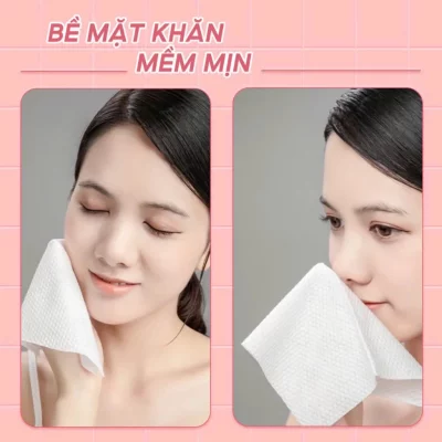 khăn mặt khô Caitong Bịch 80 kích thước 200mm x 200mm