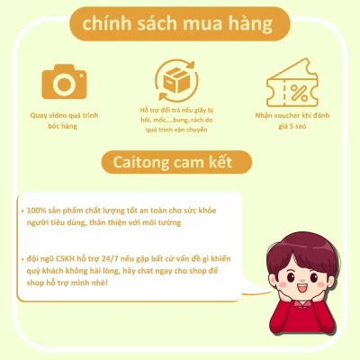 Giấy vệ sinh Caitong giấy cuộn tròn 5 lớp