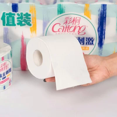Giấy vệ sinh Caitong giấy cuộn tròn 5 lớp